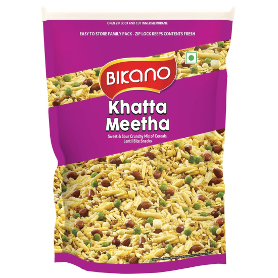 Bikano Namkeen Khatta Meetha 200g, Pack Of 10