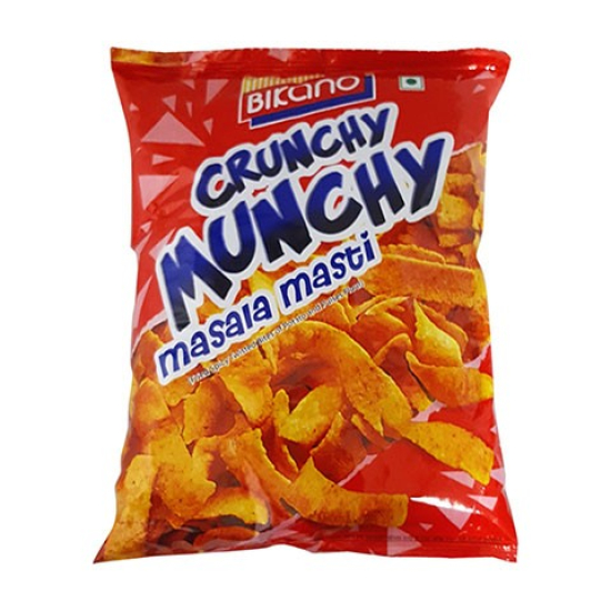 Bikano Crunchy Munchy Aloo Chip 125g, Pack Of 12