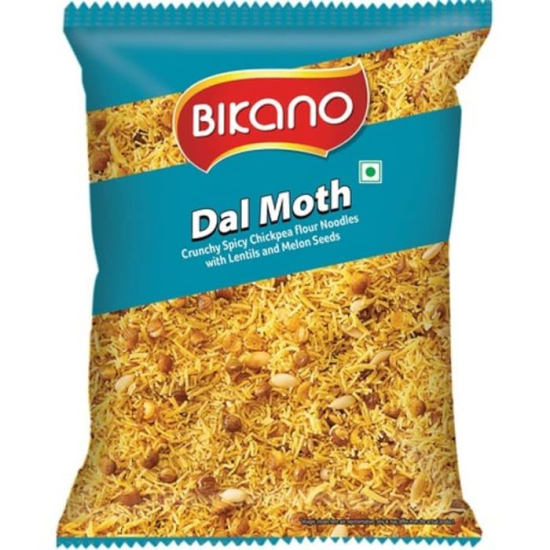 Bikano Namkeen Dal Moth 200g, Pack Of 10
