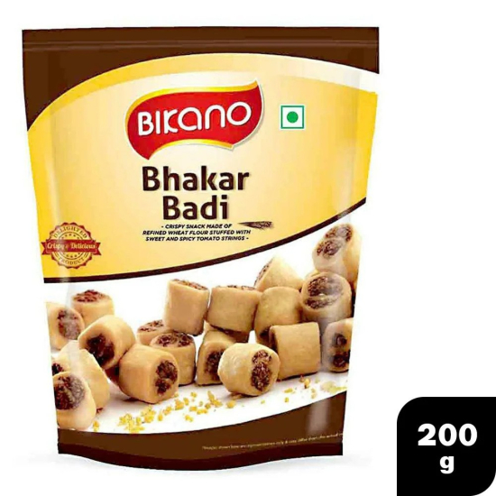 Bikano Bhakar Badi 200g, Pack Of 8