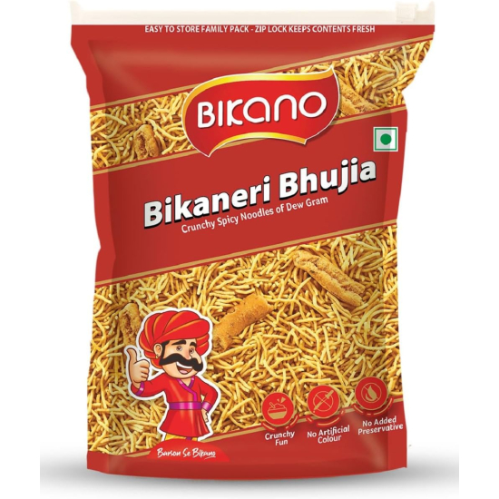 Bikano Namkeen Bikaneri Bhujia 400g, Pack Of 5