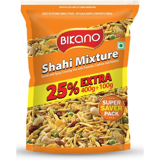 Bikano Shahi Mixture Namkeen 400g, Pack Of 5