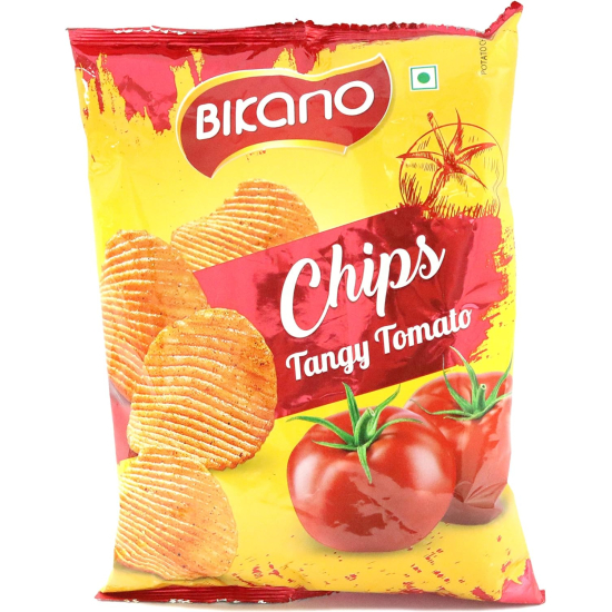 Bikano Chips Tangy Tomato 60g, Pack Of 12