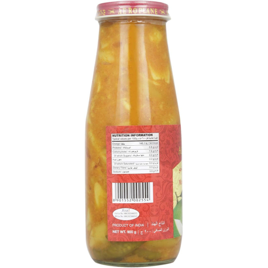 Aeroplane Sliced Mango Pickle 900g, Pack Of 12