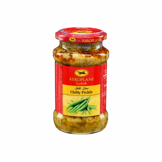 Aeroplane Chilli Pickle In Oil Pack Of 12x380gm