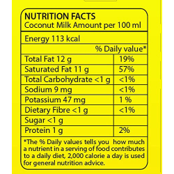 KLF Coconad Pure Coconut Milk Tetra Pack 180 ml, Pack Of 60 KLF Coconad Pure Coconut Milk Tetra Pack 180 ml, Pack Of 60