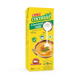 KLF Coconad Pure Coconut Milk Tetra Pack 180 ml, Pack Of 60 KLF Coconad Pure Coconut Milk Tetra Pack 180 ml, Pack Of 60