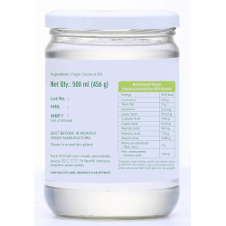 KLF Nirmal Virgin Coconut Oil 500 ml, Pack Of 12 KLF Nirmal Virgin Coconut Oil 500 ml, Pack Of 12
