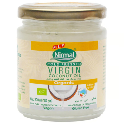 KLF Nirmal Organic Virgin Coconut Oil 12x200 ml, Pack Of 2 KLF Nirmal Organic Virgin Coconut Oil 12x200 ml, Pack Of 2