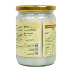 KLF Nirmal Organic Virgin Coconut Oil 6x500 ml, Pack Of 2 KLF Nirmal Organic Virgin Coconut Oil 6x500 ml, Pack Of 2