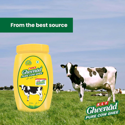 KLF Gheenad Pure Cow Ghee 200 ml, Pack Of 60  KLF Gheenad Pure Cow Ghee 200 ml, Pack Of 60