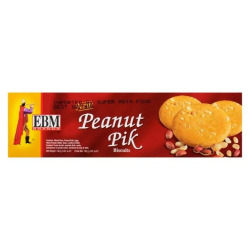Ebm Biscuit Peanut Pik 24x142g, Pack Of 3 Ebm Biscuit Peanut Pik 24x142g, Pack Of 3