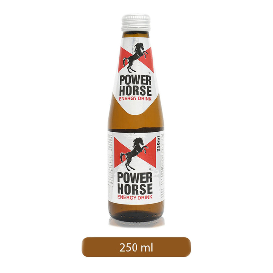 Power Horse Energy Drink Bottle, 250ml Pack Of 18
