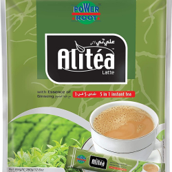 AliTea 5 in 1 Latte instant Coffee Pouch 20 Sachet 18g, Pack Of 20
