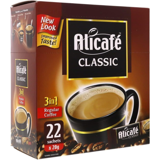 Alicafe Classic 3In1 Box 22 Sachet 20g, Pack Of 20