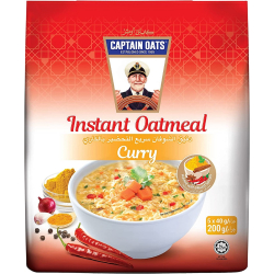 Captain Oats Instant Curry 5x40g, Pack Of 24 Captain Oats Instant Curry 5x40g, Pack Of 24