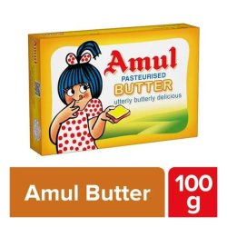 Amul Pasteurised Butter Salted 100g, Pack Of 6