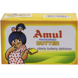 Amul Pasteurised Butter 500g, Pack Of 12 Amul Pasteurised Butter 500g, Pack Of 12