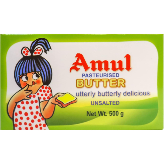 Amul Pasteurised Unsalted Butter 500g