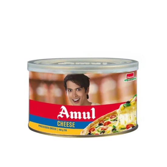 Amul Cheese Tin 400g, Pack Of 12