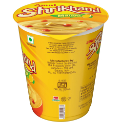 Amul Shrikhand Mango 500 ml, Pack Of 12 Amul Shrikhand Mango 500 ml, Pack Of 12