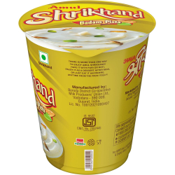 Amul Shrikhand Almond Pista 500 ml, Pack Of 12 Amul Shrikhand Almond Pista 500 ml, Pack Of 12