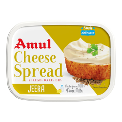 Amul Cheese Spread Jeera 200g, Pack Of 12 Amul Cheese Spread Jeera 200g, Pack Of 12