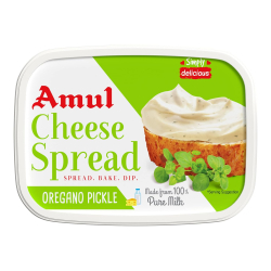 Amul Cheese Spread Oregano Pickle 200g, Pack Of 12 Amul Cheese Spread Oregano Pickle 200g, Pack Of 12