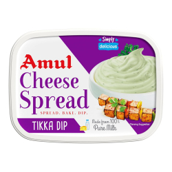 Amul Cheese Spread Tikka Dip 200g, Pack Of 12