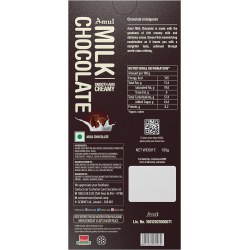 Amul Milk Chocolate 150g, Pack Of 10 Amul Milk Chocolate 150g, Pack Of 10