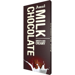 Amul Milk Chocolate 150g, Pack Of 10 Amul Milk Chocolate 150g, Pack Of 10