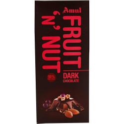 Amul Fruit & Nut Chocolate 150g, Pack Of 10 Amul Fruit & Nut Chocolate 150g, Pack Of 10