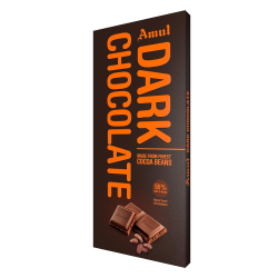 Amul Dark Chocolate 150g, Pack Of 10 Amul Dark Chocolate 150g, Pack Of 10