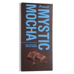 Amul Mystic Mocha Chocolate 150g, Pack Of 10 Amul Mystic Mocha Chocolate 150g, Pack Of 10