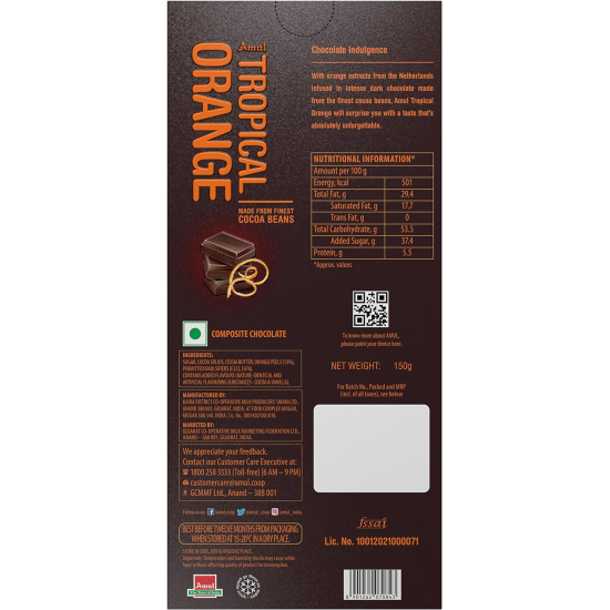 Amul Tropical Orange 150g