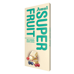 Amul Super Fruit Chocolate 150g, Pack Of 10 Amul Super Fruit Chocolate 150g, Pack Of 10