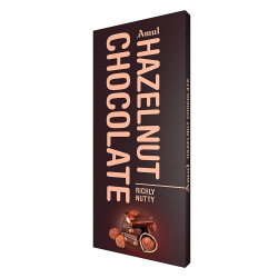 Amul Hazelnut Chocolate 150g, Pack Of 10 Amul Hazelnut Chocolate 150g, Pack Of 10
