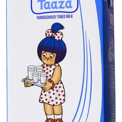Amul Milk Taaza 1ltr, Pack Of 12