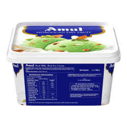 Amul Ice Cream Moroccan Dry Fruit 1Ltr, Pack Of 6 Amul Ice Cream Moroccan Dry Fruit 1Ltr, Pack Of 6