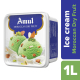 Amul Ice Cream Moroccan Dry Fruit 1Ltr