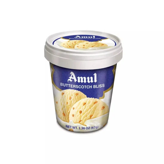Amul Ice Cream Butter Scotch Bliss 125 ml