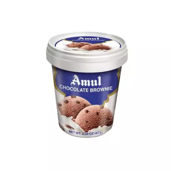  Amul Ice Cream Chocolate With Brownie 125 ml