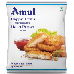 Amul Happy Treats Hash Brown 360g, Pack Of 12 Amul Happy Treats Hash Brown 360g, Pack Of 12