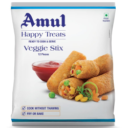 Amul Happy Treats Vegie Stix 425g, Pack Of 12 Amul Happy Treats Vegie Stix 425g, Pack Of 12