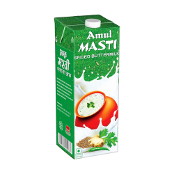 Amul Masti Butter Milk 1Ltr, Pack Of 12 Amul Masti Butter Milk 1Ltr, Pack Of 12