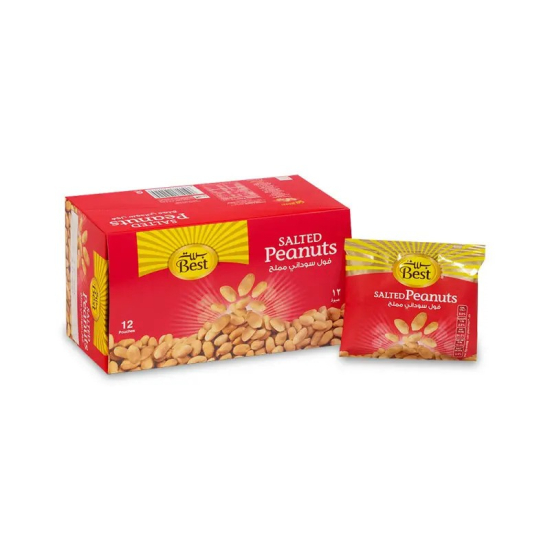 Best Salted Peanuts 30g Box 12pcs