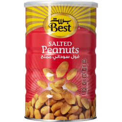 Best Salted Peanuts Can 550g, Pack Of 12 Best Salted Peanuts Can 550g, Pack Of 12