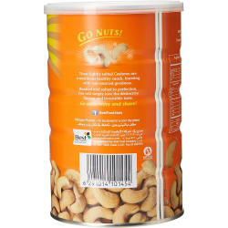 Best Salted Cashews Can 500g, Pack Of 12 Best Salted Cashews Can 500g, Pack Of 12