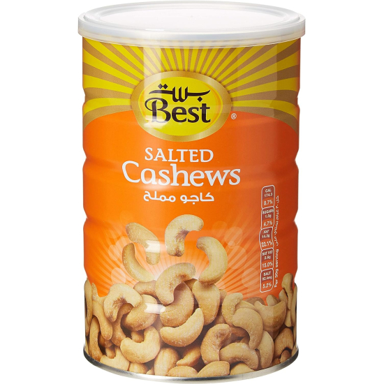 Best Salted Cashews Can 500g