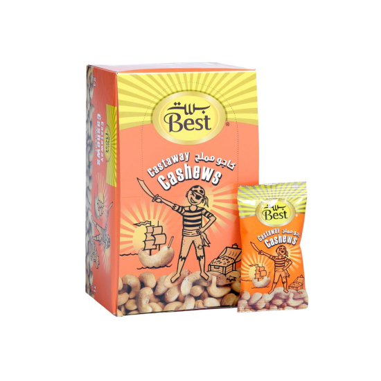 Best Castaway Cashews 13g Box 24pcs